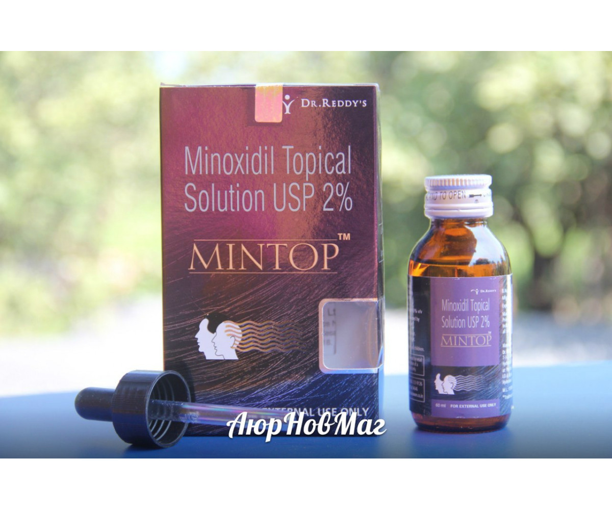 Mintop-лосьон для волос на основе меноксидила 2% от Dr.Reddys